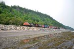 3208 leads CN 402 at lAnse-Au-Sable